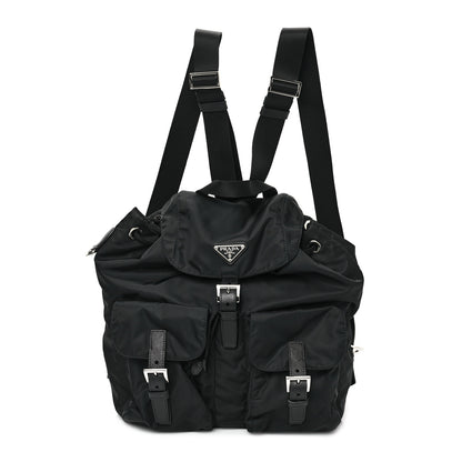 Prada Re-Nylon Saffiano Medium Backpack Black 3 of 9