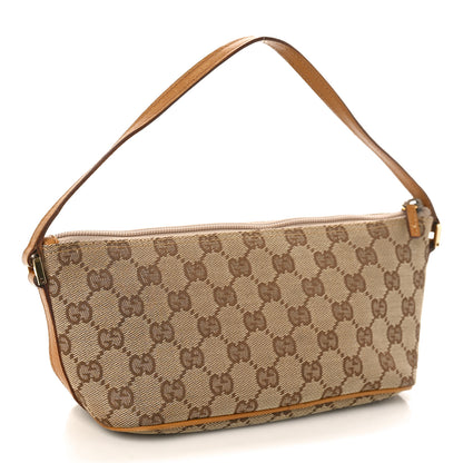 Gucci Monogram Boat Pochette Brown 2 of 12