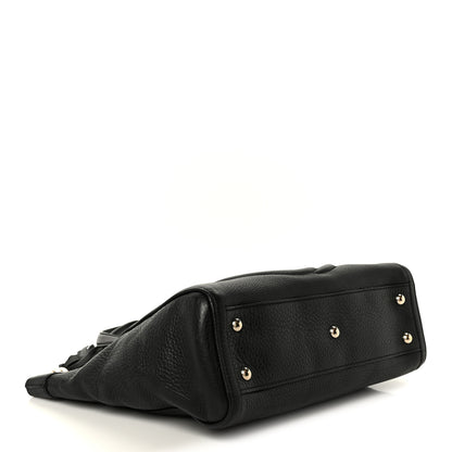 Gucci Pebbled Calfskin Small Soho Top Handle Bag Black 4 of 11