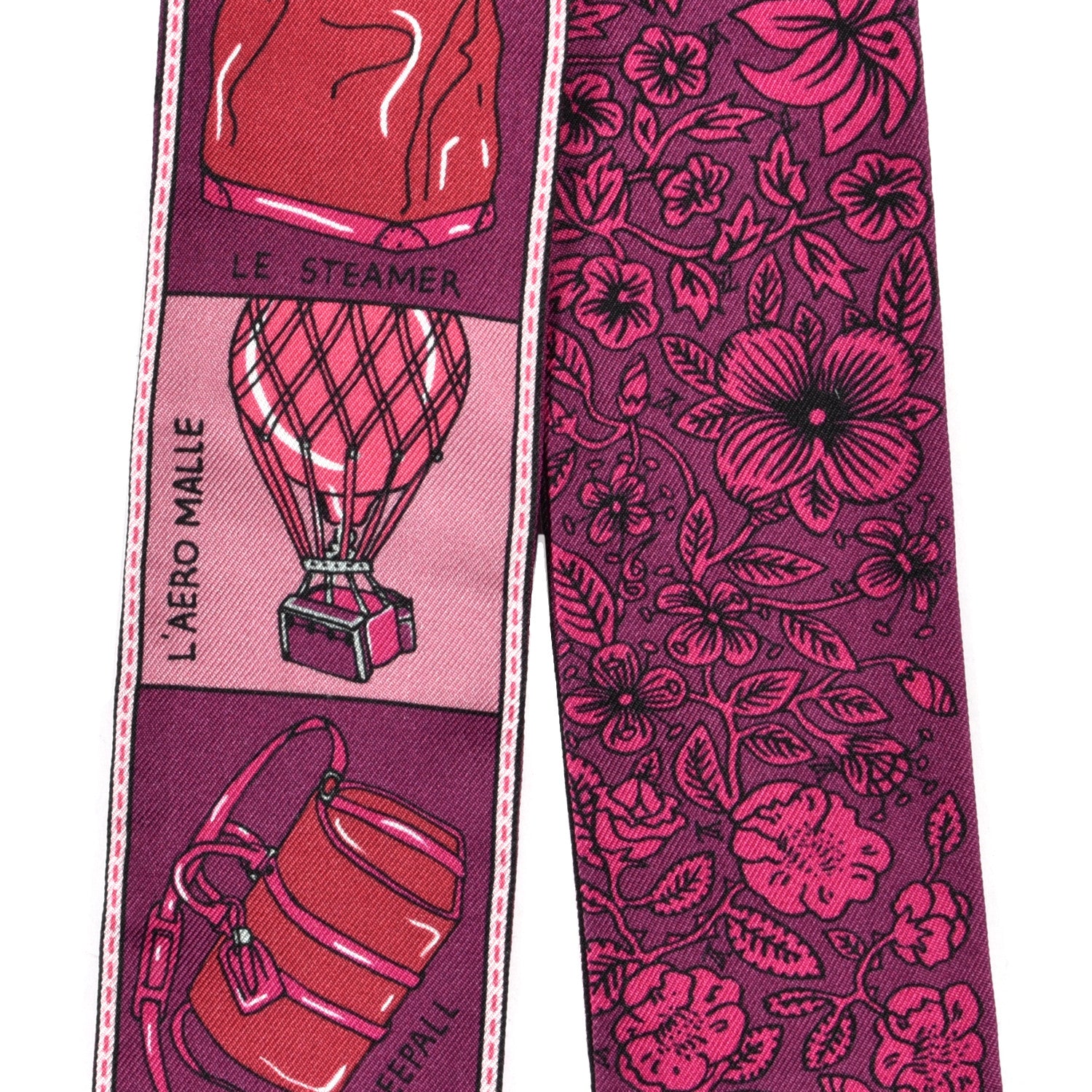 Louis Vuitton Silk Jeu De Louis BB Bandeau Magenta 2 of 3