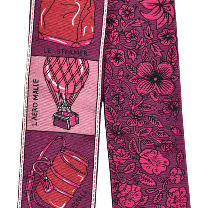 Louis Vuitton Silk Jeu De Louis BB Bandeau Magenta 2 of 3