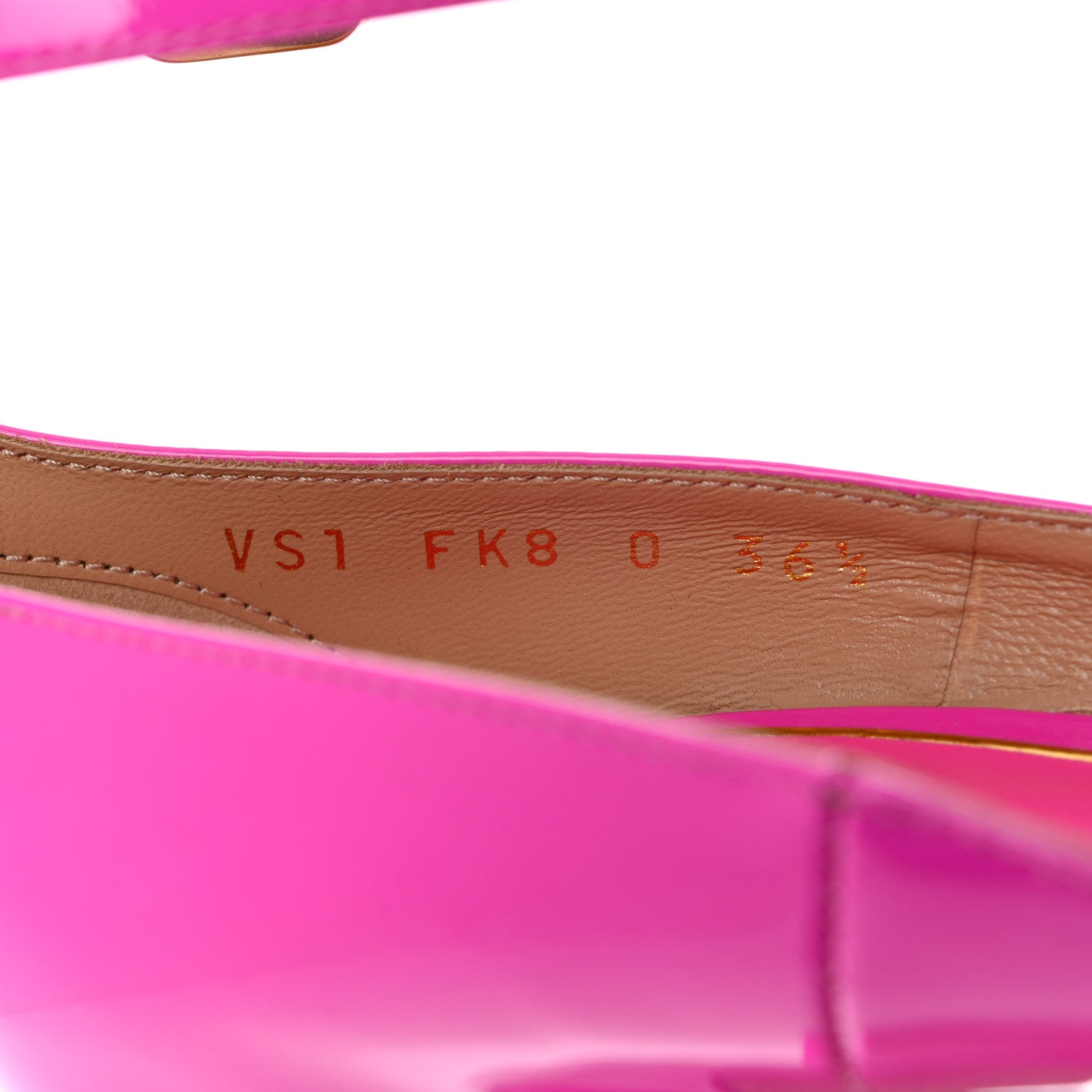 Valentino Garavani Patent Tan-Go 65/165mm Platform Pumps 36.5 Pink PP 6 of 9