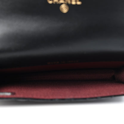Chanel Calfskin Quilted Perfect Fit Coin Purse With Chain Black 4 of 4