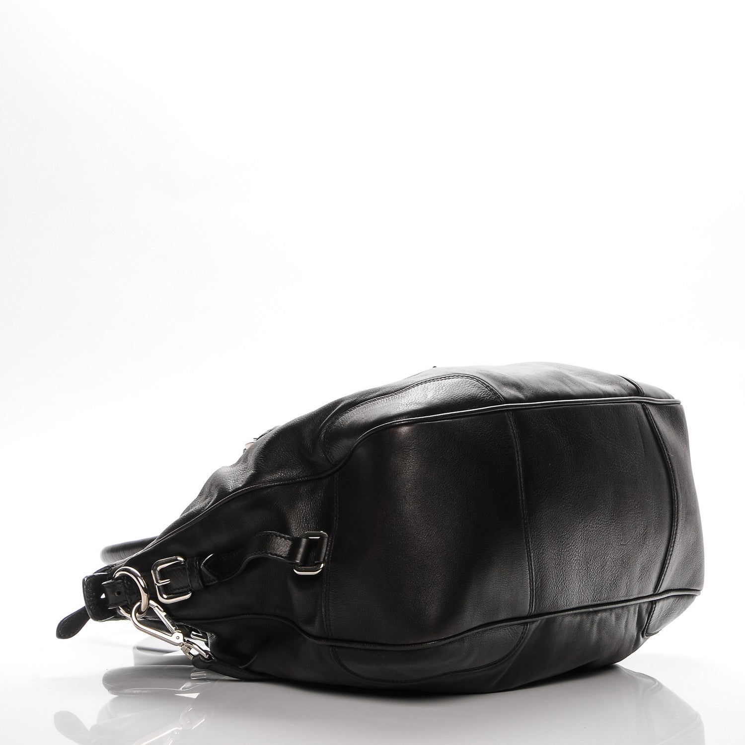 Prada Soft Calf Shoulder Bag Nero Black 4 of 7