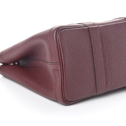 Hermes Vache Country Garden Party 30 TPM Bordeaux 9 of 10