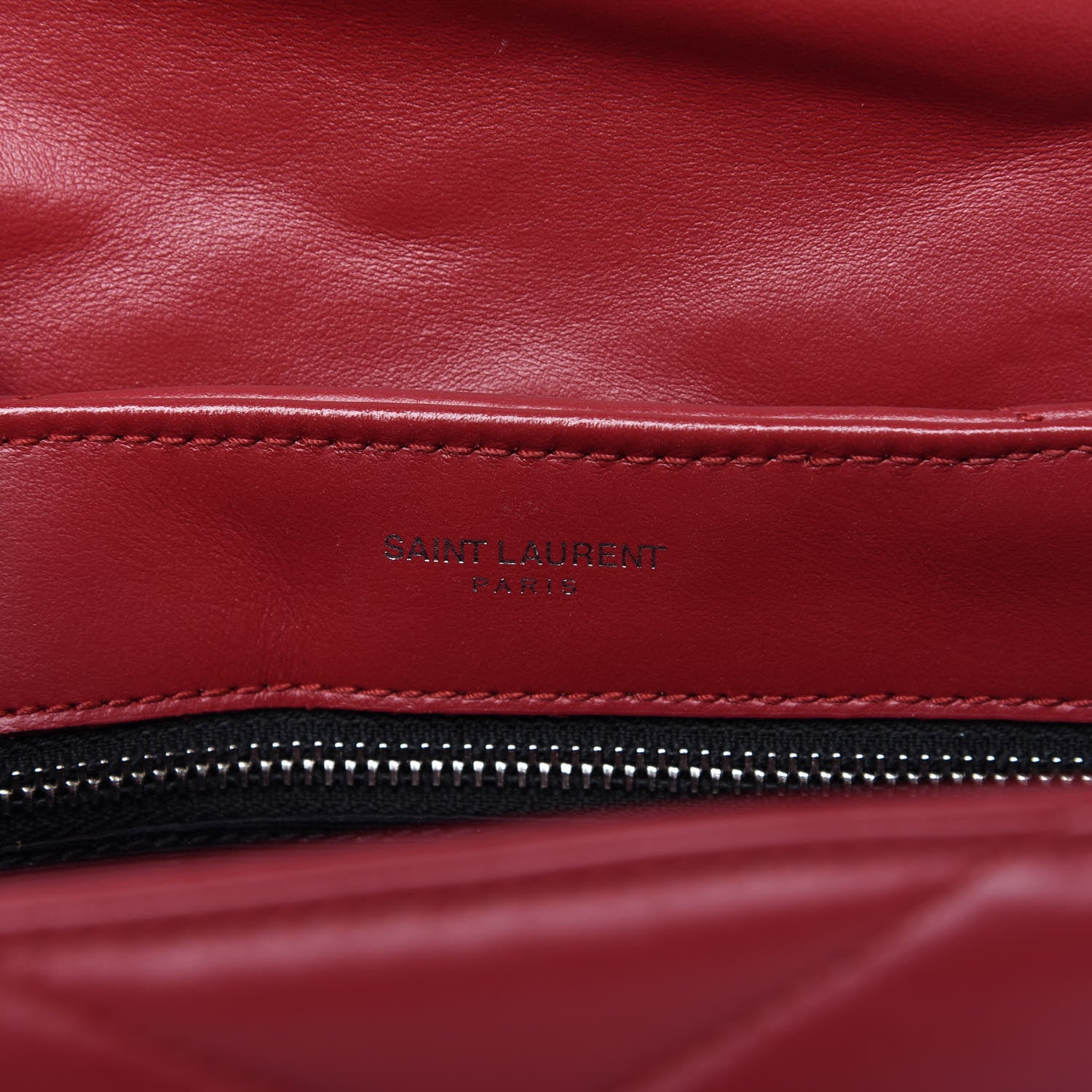 Saint Laurent Calfskin Y Quilted Monogram Toy Loulou Crossbody Bag New Lipstick 10 of 11