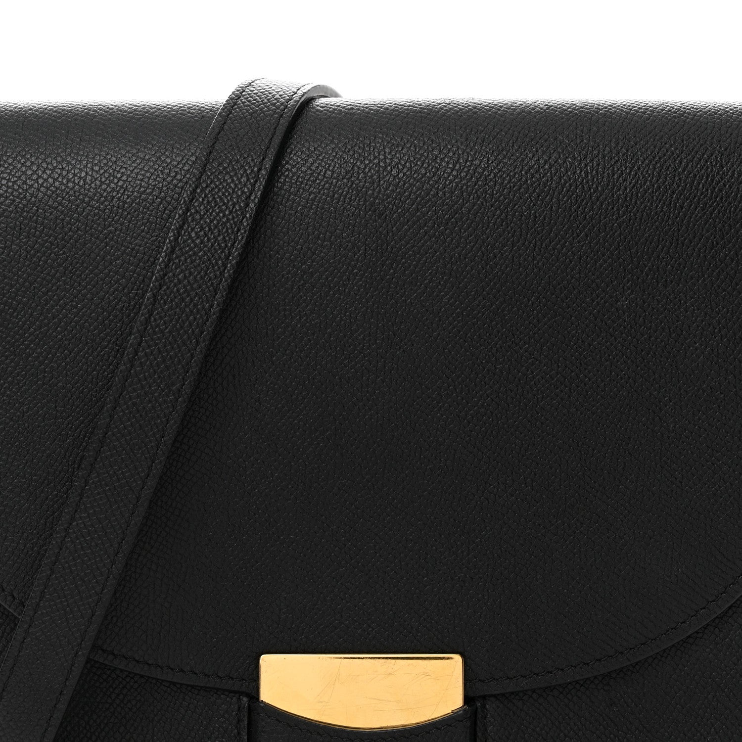 Celine Grained Calfskin Compact Trotteur Black 8 of 13