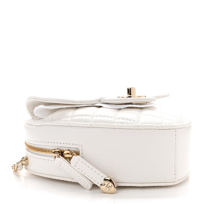 Chanel Lambskin Quilted CC In Love Heart Bag White 4 of 11