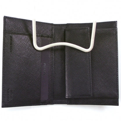 Prada Nylon Wallet Card Holder Black 5 of 9