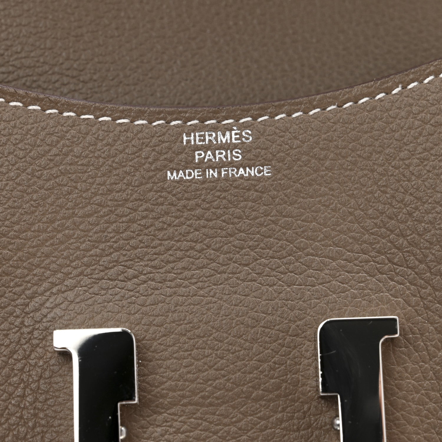 Hermes Evercolor Constance Slim Wallet Etoupe 7 of 10