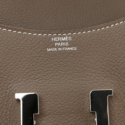 Hermes Evercolor Constance Slim Wallet Etoupe 7 of 10