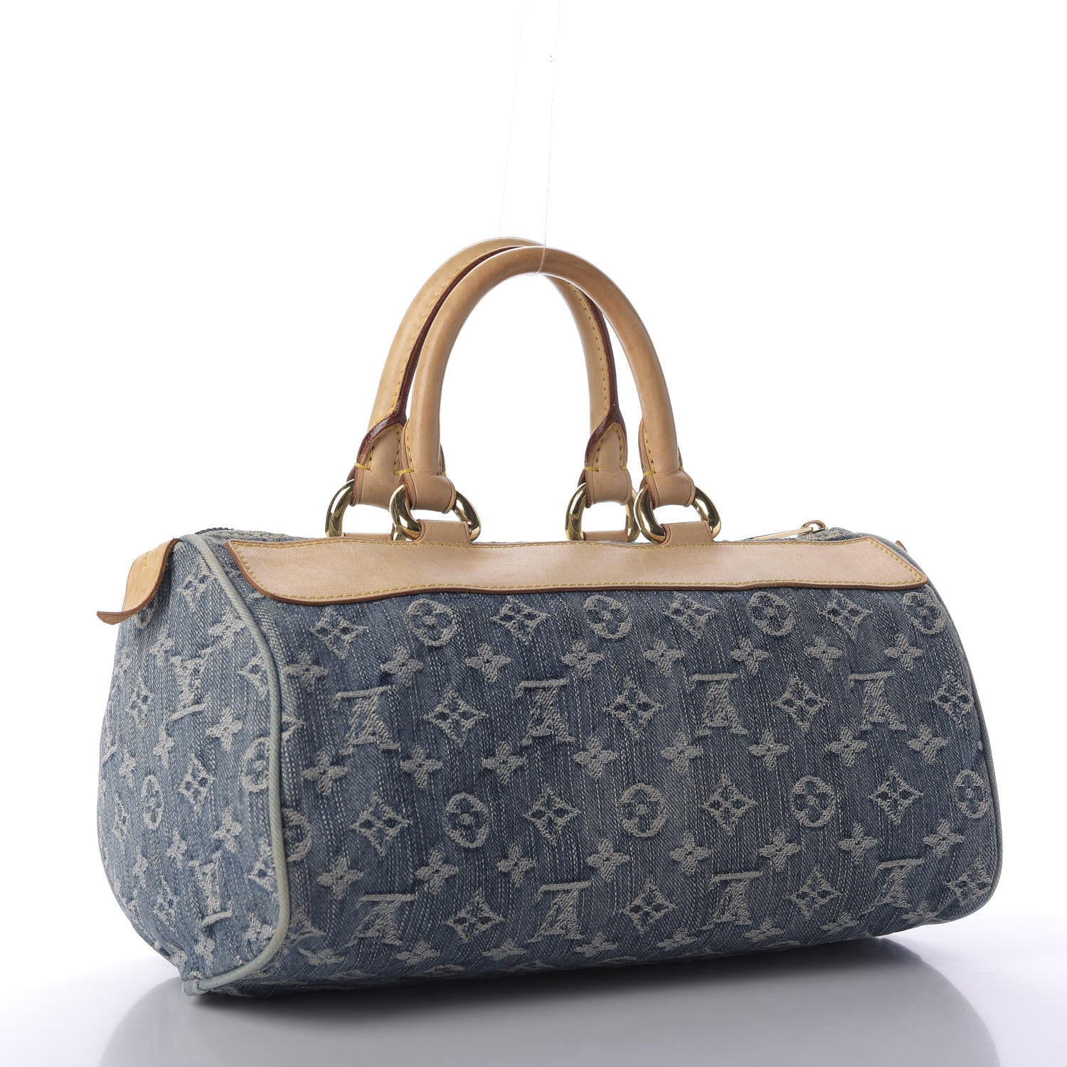 Louis Vuitton Monogram Denim Neo Speedy Blue 3 of 9
