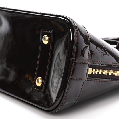 Louis Vuitton Vernis Alma BB Amarante 9 of 9