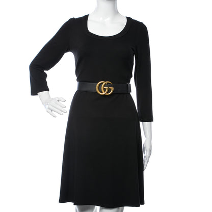 Gucci Calfskin Double G 40mm Belt 75 30 Black 2 of 7