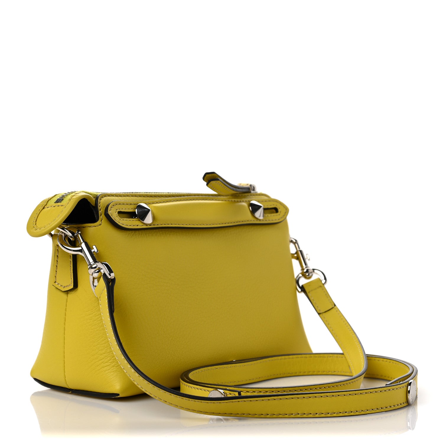 Fendi Vitello Dolce Mini By The Way Boston Bag Cedro 2 of 13