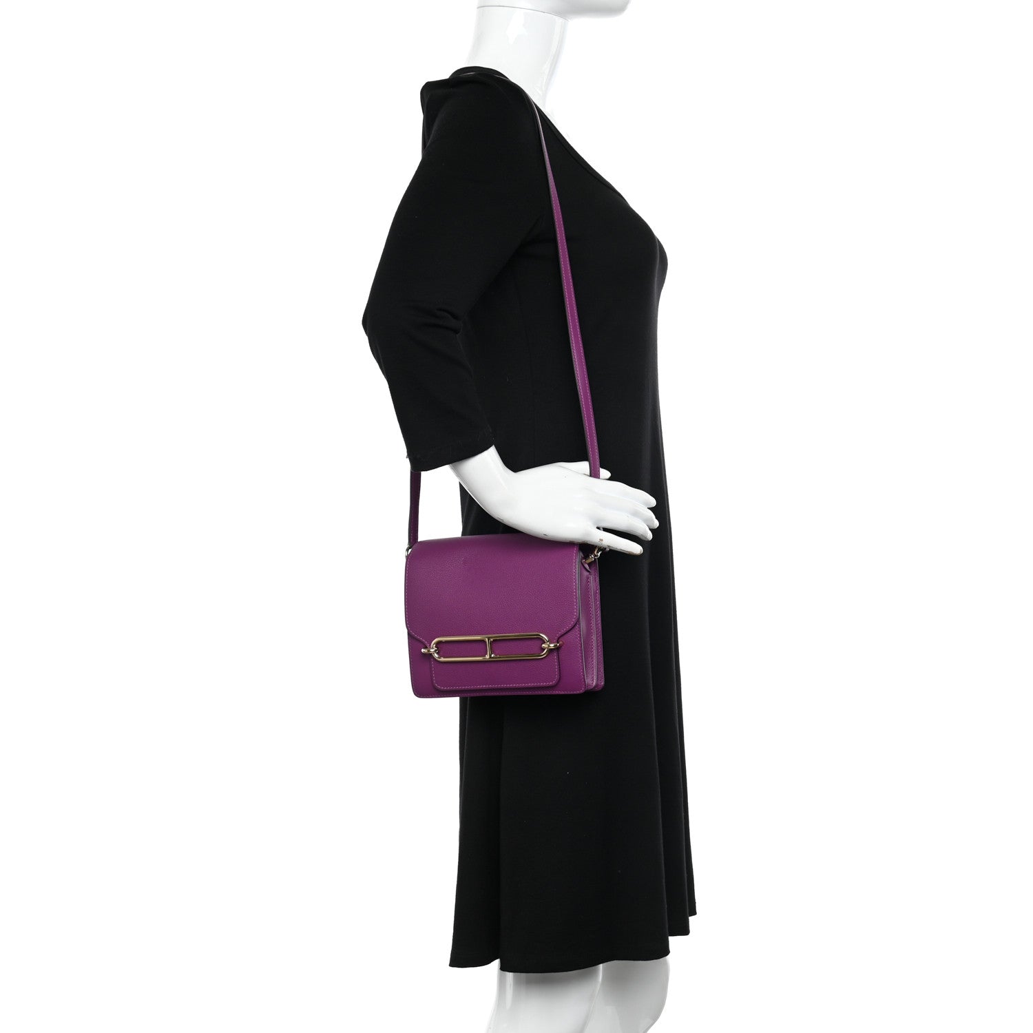 Hermes Evercolor Mini Sac Roulis Anemone 2 of 12