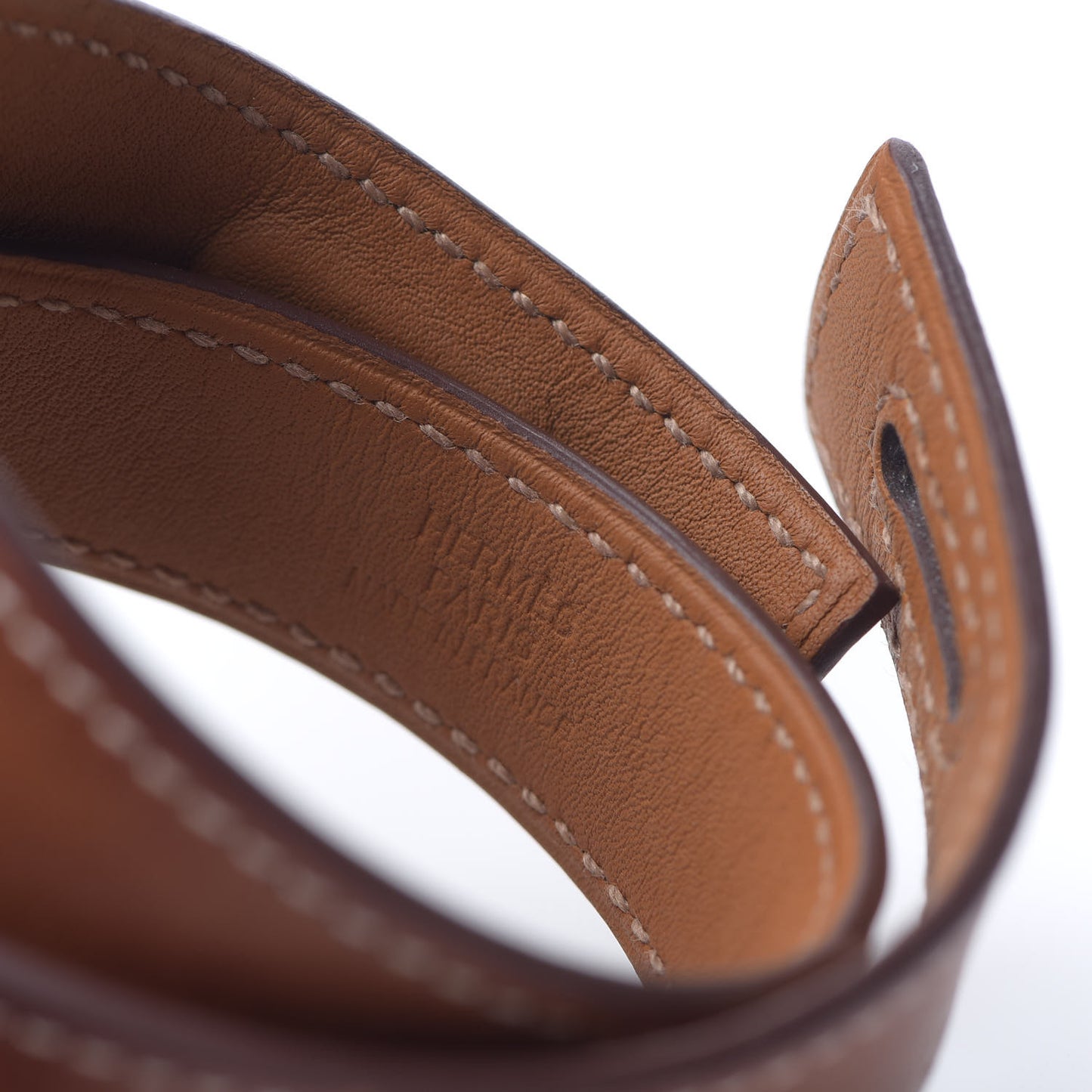 Barenia Curiosite Double Wrap Bracelet T2 Fauve