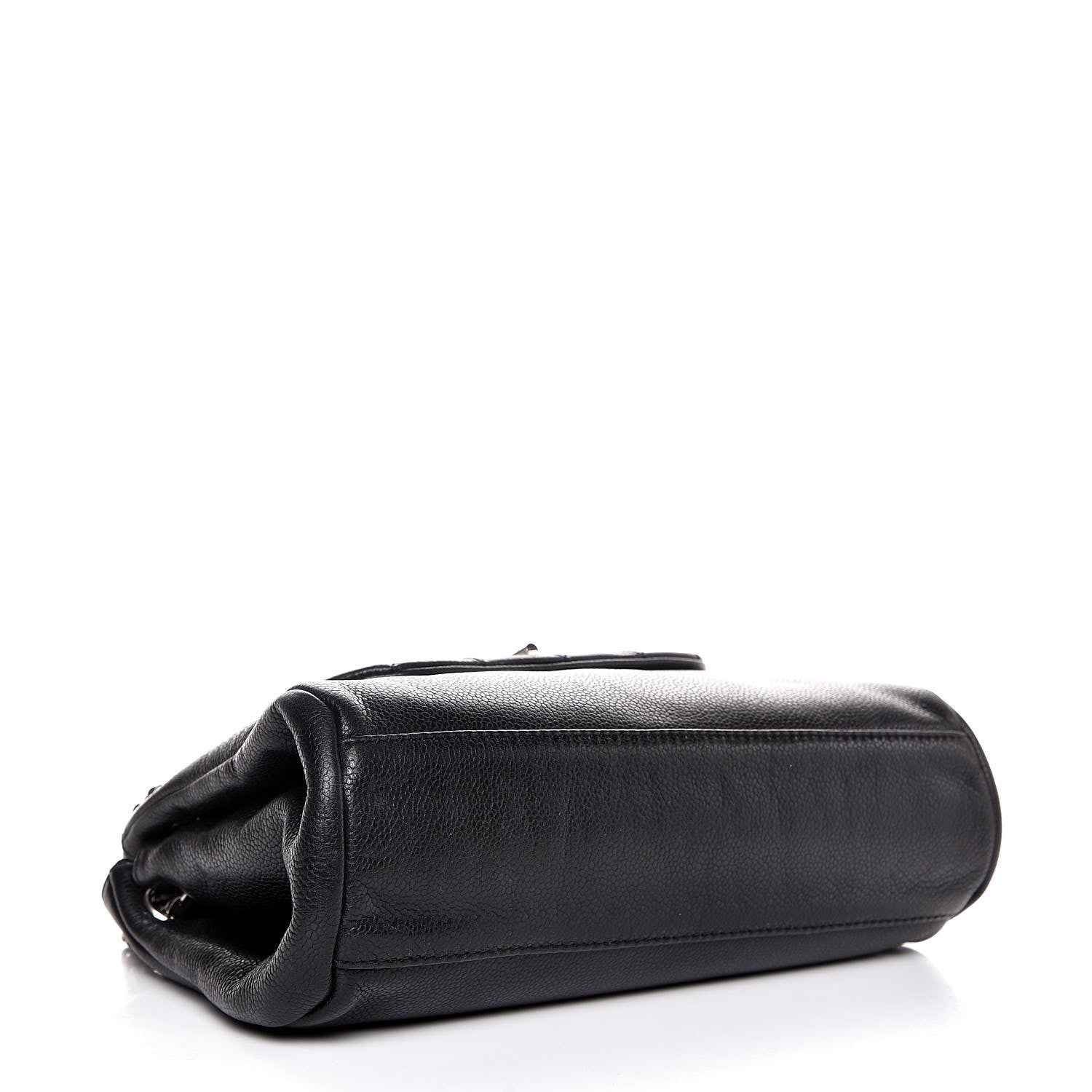 Chanel Caviar Quilted Accordion Mademoiselle Flap Black 4 of 7