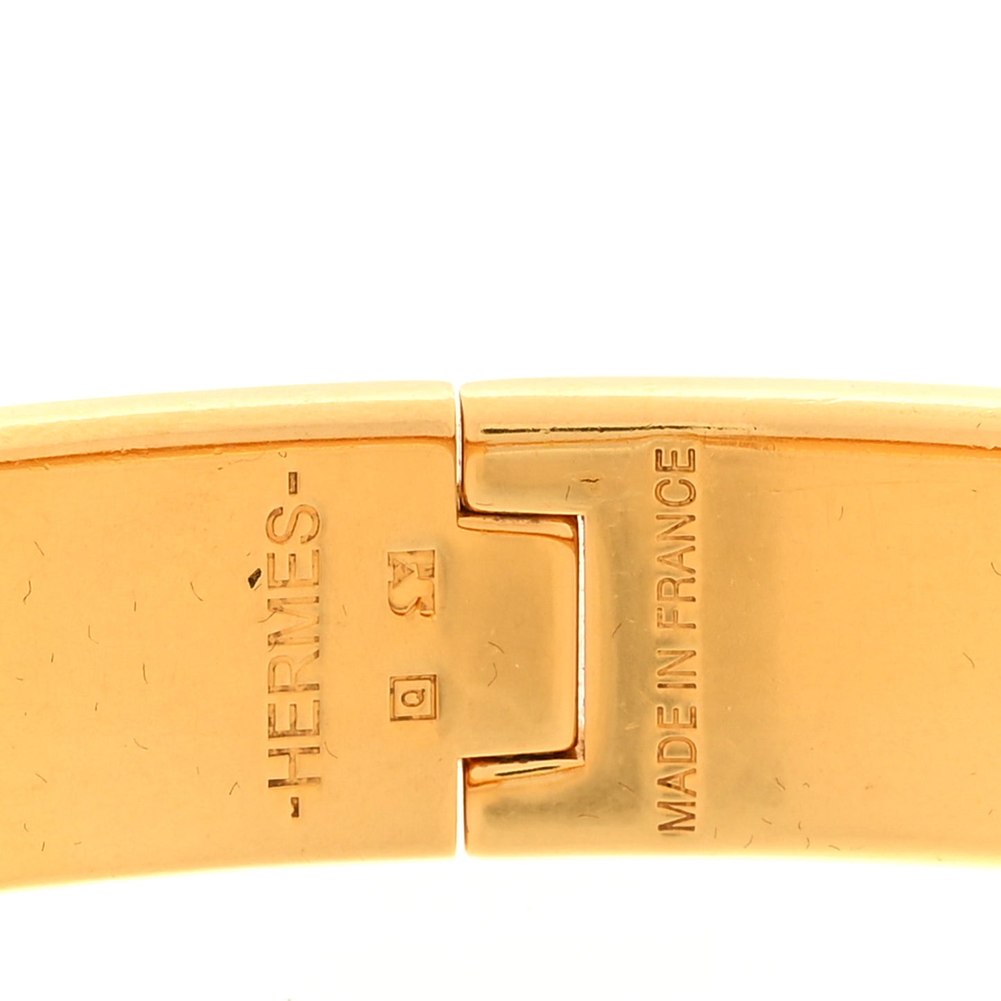Enamel Narrow Clic Clac H Bracelet GM Black