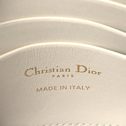 Christian Dior Supple Calfskin Cannage Caro Pouch with Chain Latte 6 of 9