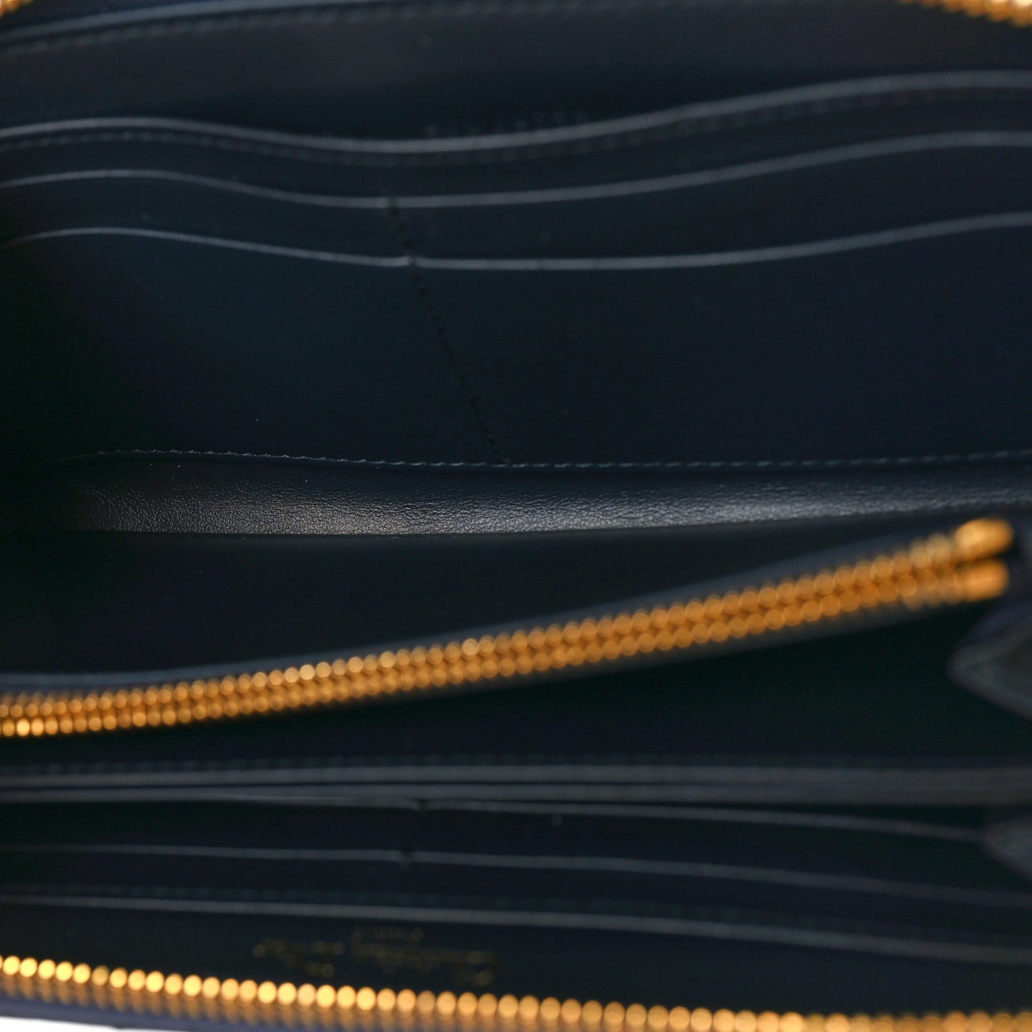 Oblique 30 Montaigne Zip Around Wallet Blue