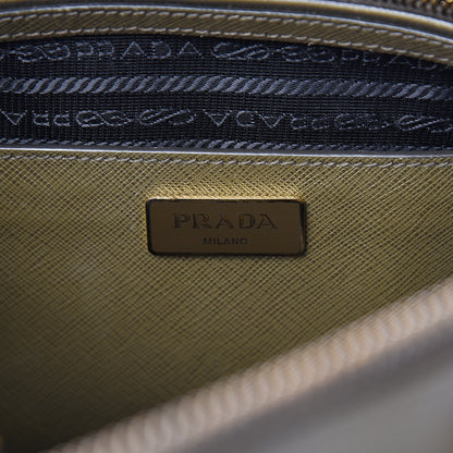 Prada Saffiano Lux Medium Promenade Tote Militare 5 of 10