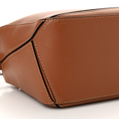 Loewe Grained Calfskin Small Puzzle Bag Tan 9 of 11