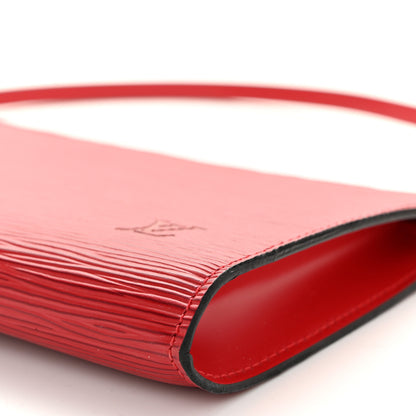 Louis Vuitton Epi Pochette Accessories 21 Castillan Red 9 of 10