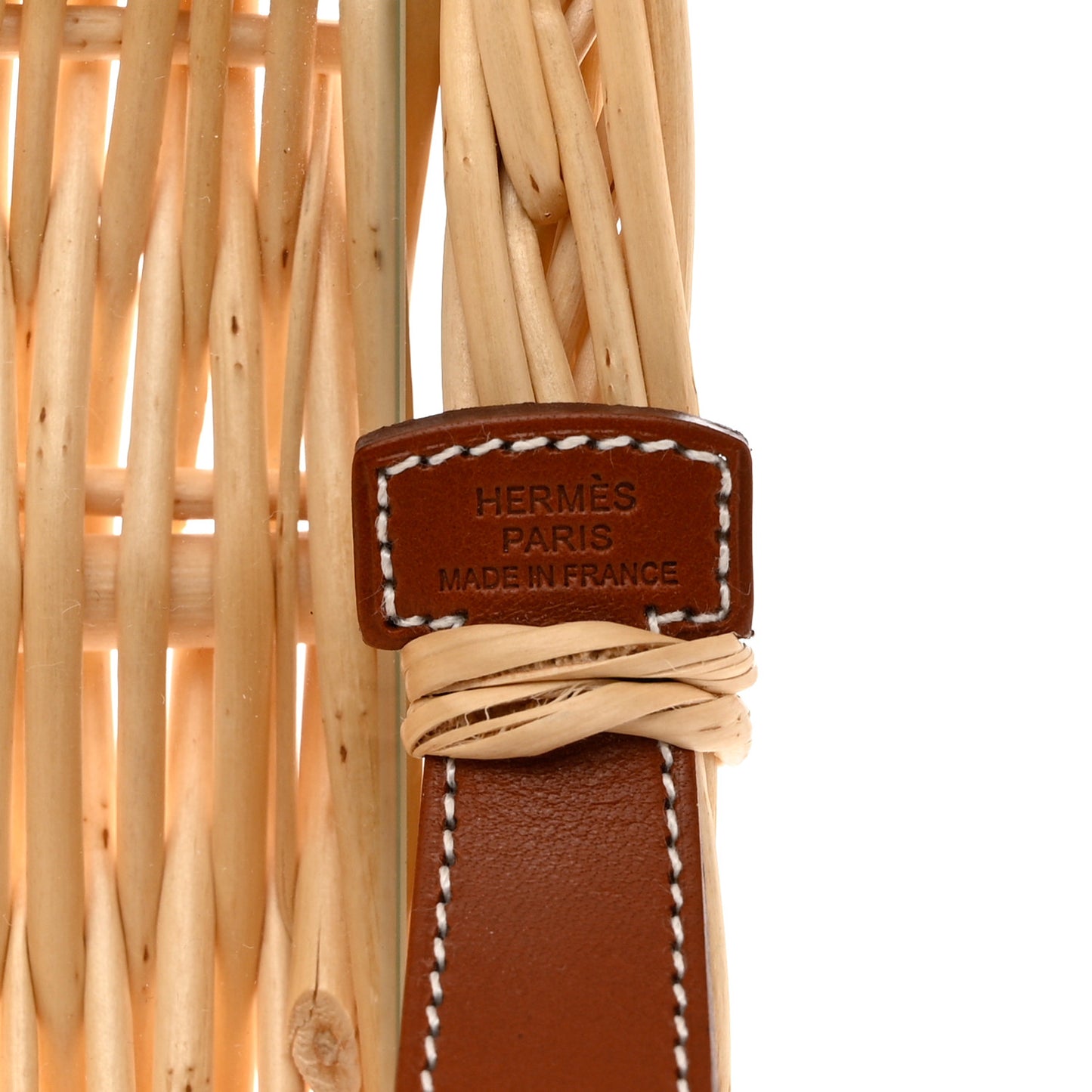 Wicker Bridle Oseraie Tray Brique