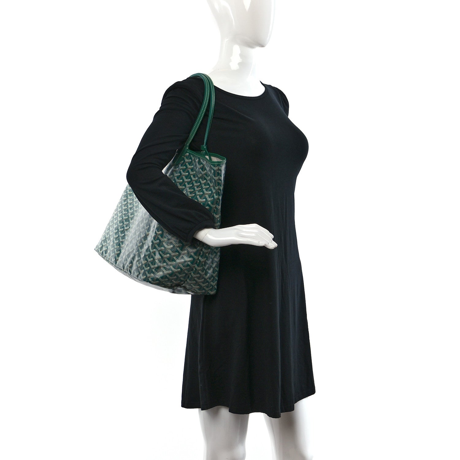 Goyard Goyardine Saint Louis GM Green 2 of 9