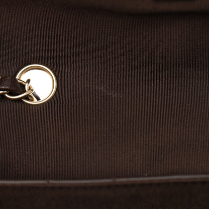 Chanel Lambskin Chevron Quilted Medium Single Flap Bag Dark Brown 7 of 10