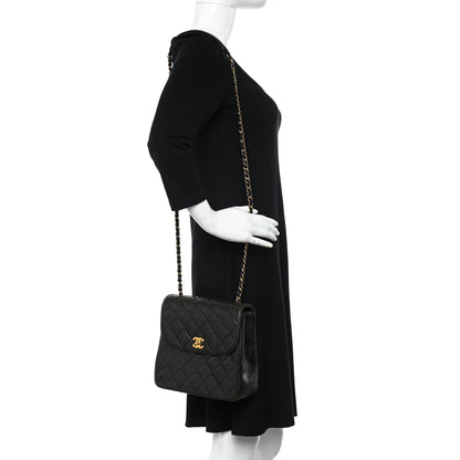 Chanel Lambskin Quilted Flap Bag Black 2 of 12