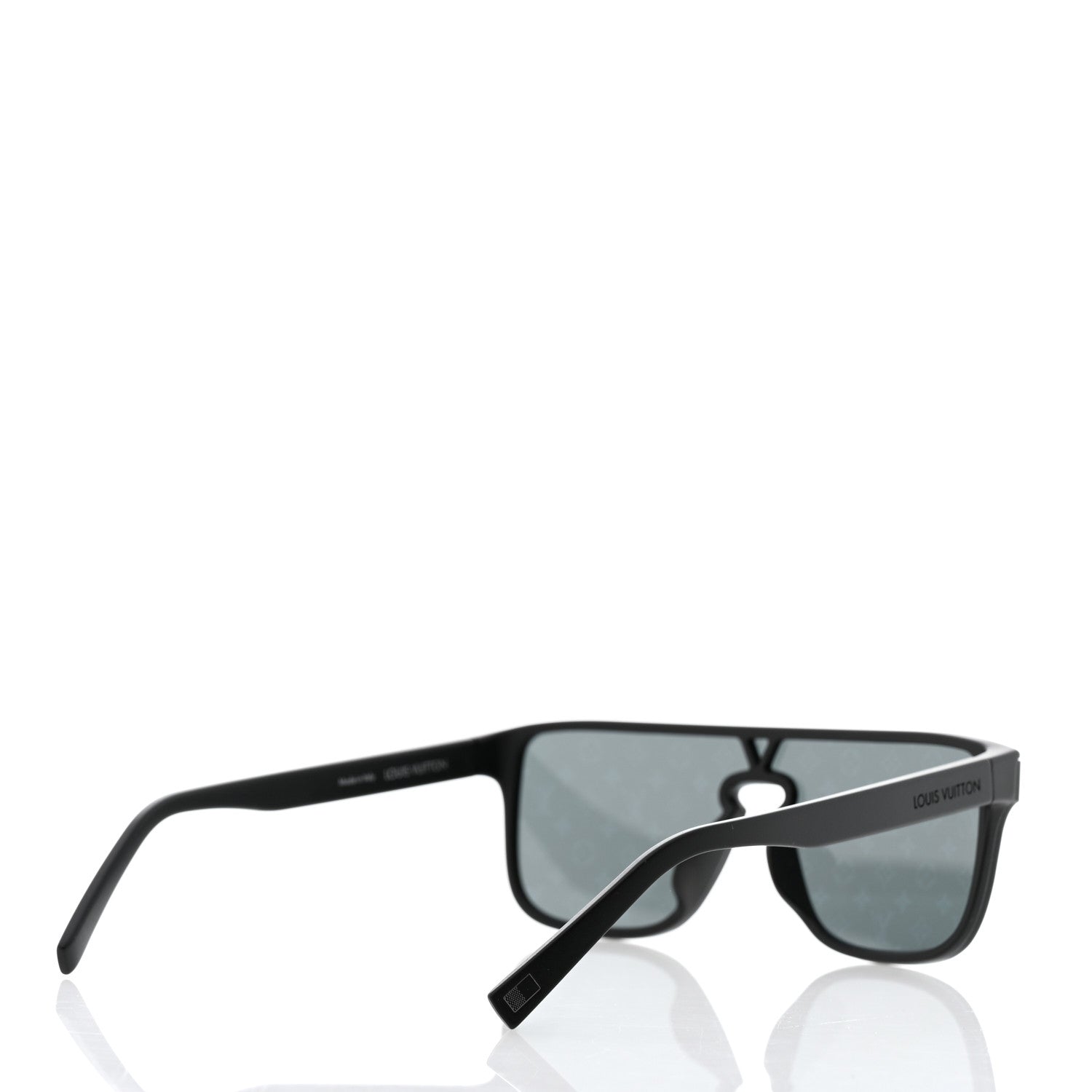 Louis Vuitton Acetate LV Waimea Square Sunglasses Z1082W Black 4 of 7