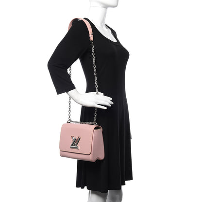 Louis Vuitton Epi Twist Shoulder Bag MM Rose Ballerine 2 of 11