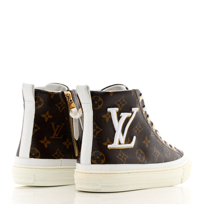 Louis Vuitton Patent Monogram Stellar Sneaker Boots 42 4 of 11
