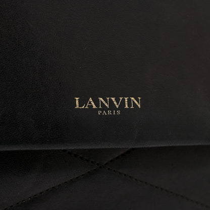 Lanvin Lambskin Quilted Medium Sugar Flap Shoulder Bag Black 18 of 19