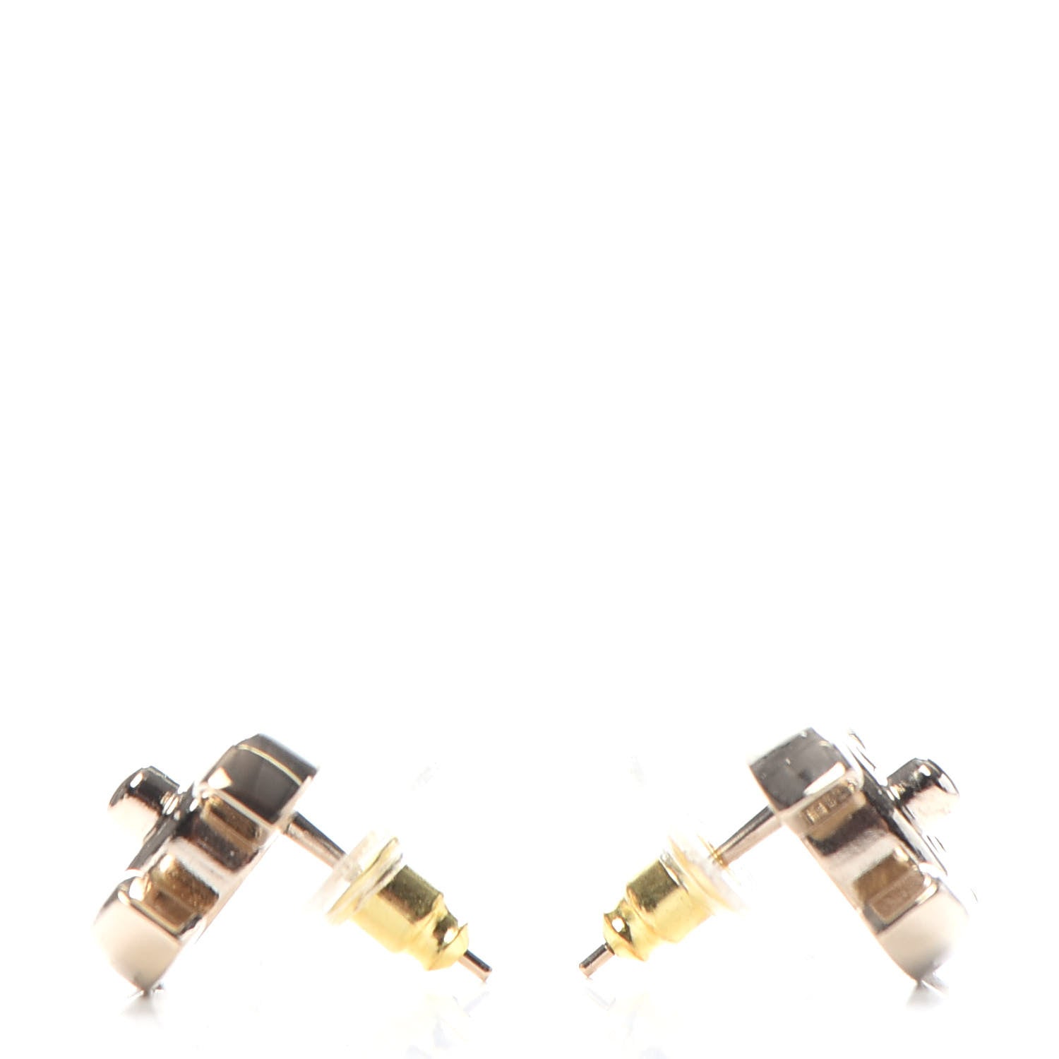 Chanel Metal CC Turnlock Earrings Gold 3 of 5