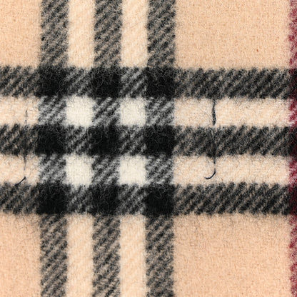 Burberry Wool House Check Fringe Scarf Camel 4 of 4