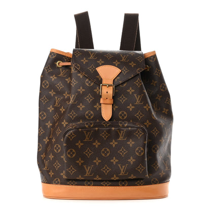 Louis Vuitton Monogram Montsouris GM Backpack 2 of 17