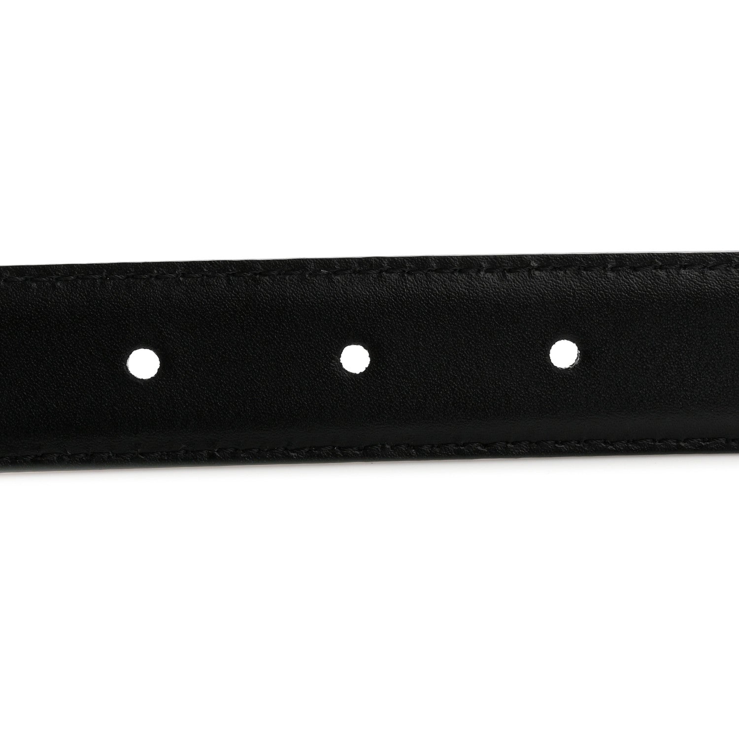 Celine Box Calfskin Medium 25mm Triomphe Belt 85 34 Black 1741848