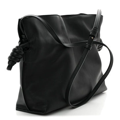 Loewe Nappa Medium Flamenco Knot Bag Black 2 of 10