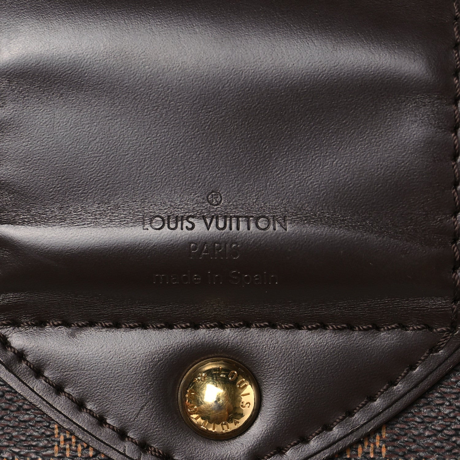 Louis Vuitton Damier Ebene Sistina GM 6 of 10