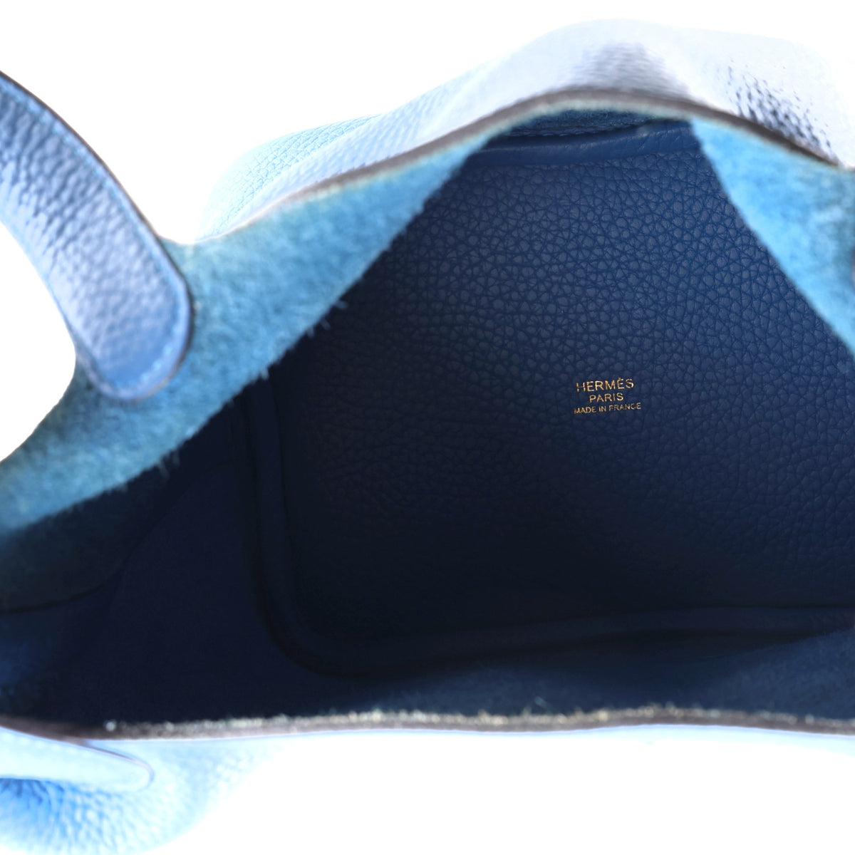 Hermes Taurillon Clemence Picotin Lock 18 PM Bleu Frida 5 of 10