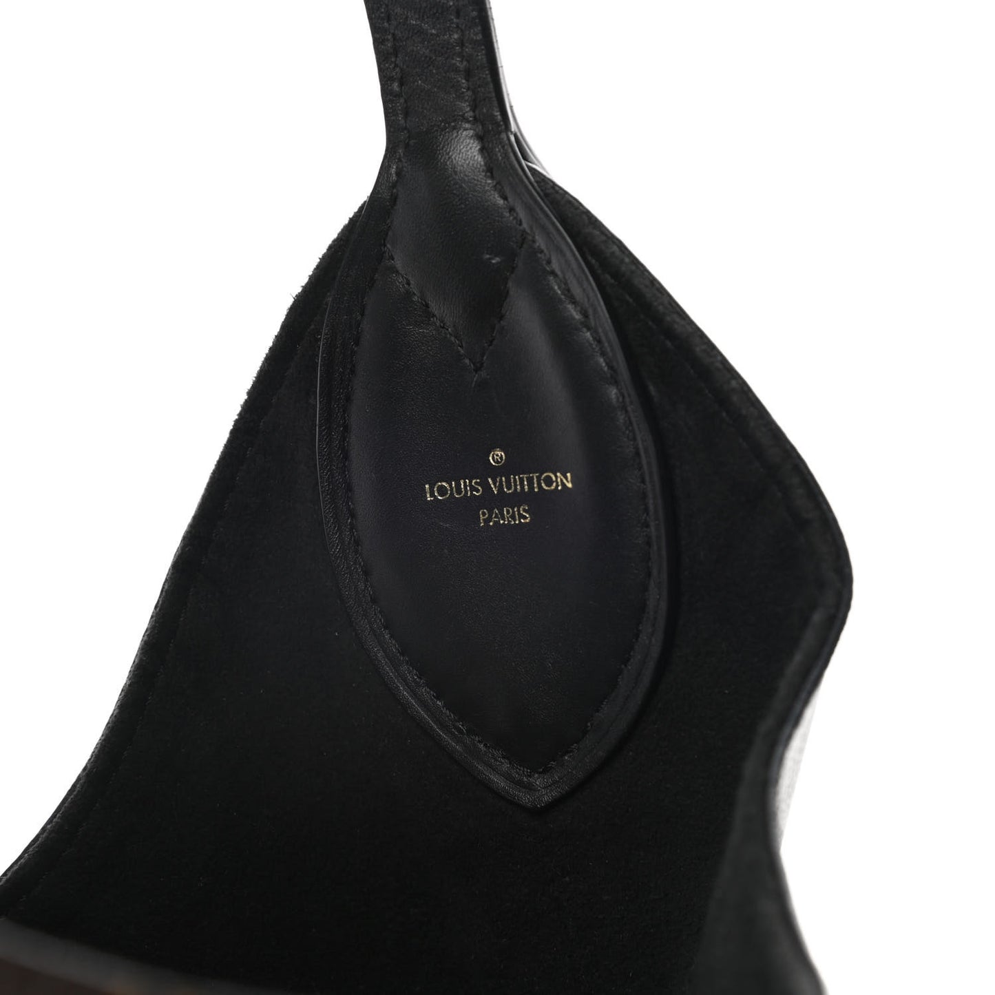 Monogram Flower Hobo Black