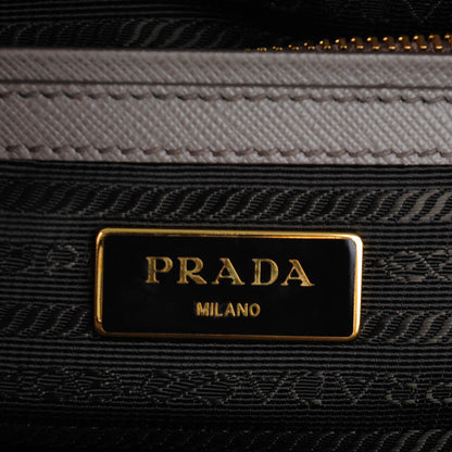 Prada Saffiano Small Galleria Double Zip Tote Argilla 6 of 8