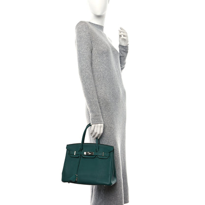 Hermes Togo Birkin 30 Malachite 2 of 11