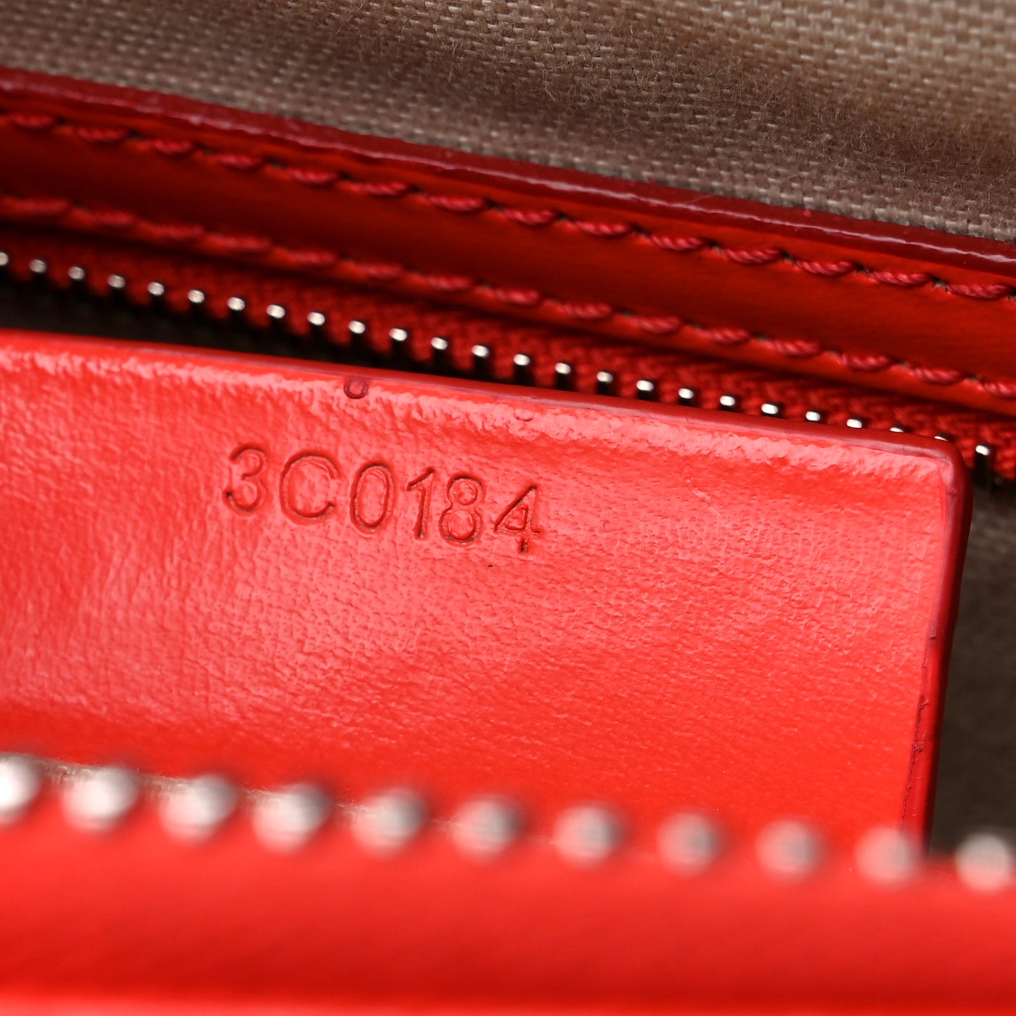 Shiny Lord Calfskin Medium Antigona Orange