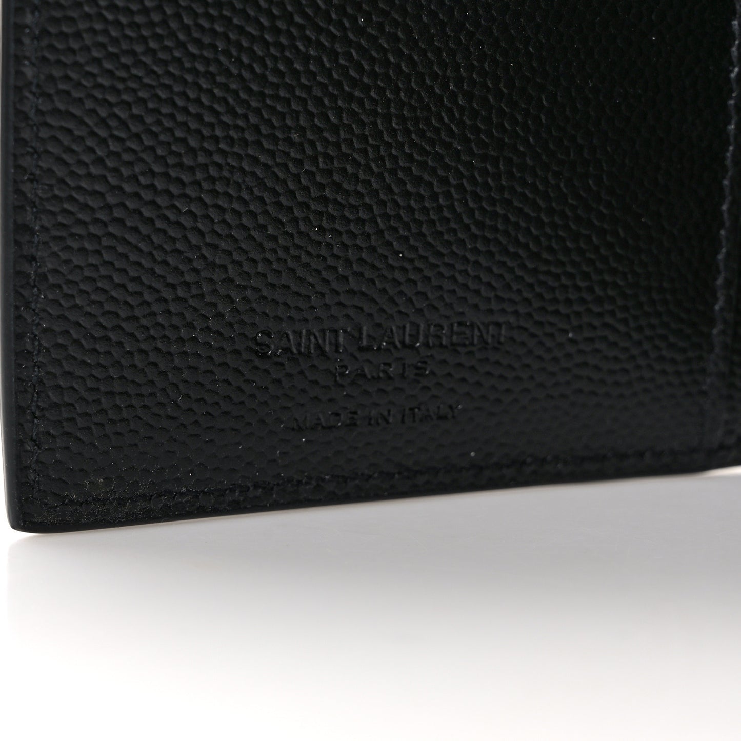 Grain De Poudre North South Chain Wallet Black