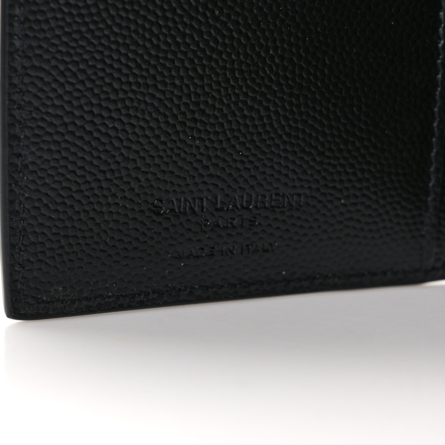 Saint Laurent Grain De Poudre North South Chain Wallet Black 6 of 8