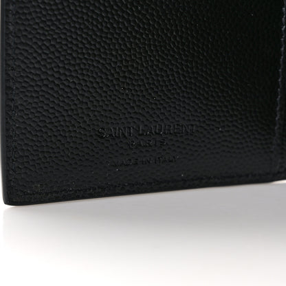Saint Laurent Grain De Poudre North South Chain Wallet Black 6 of 8